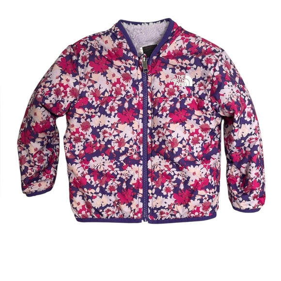 The North Face Other - The North Face Reversible Mossbud Jacket Floral Coat Size 12-18M Baby Kids